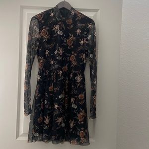 Altar’d state black mesh dress